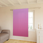 Pink Ombre Window Curtains, Bedroom Blackout Curtain for Girl or Teen
