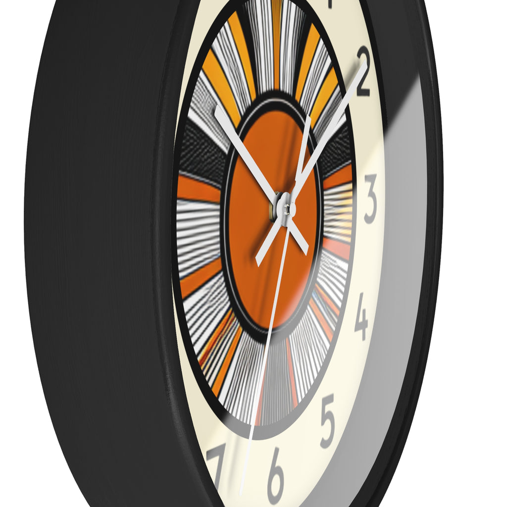 Boho Chic Line Art Wall Clock