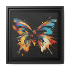 Framed Butterfly Art Print on Canvas