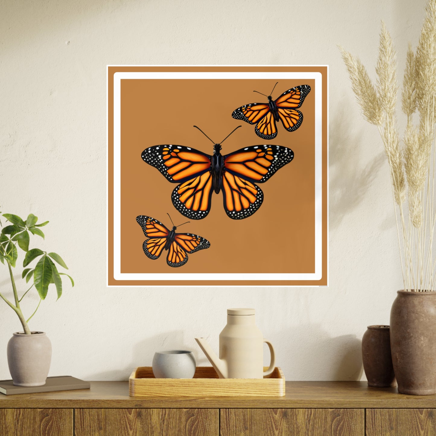 Monarch Butterfly Wall Art, Unframed Poster