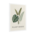 Plant-Based Botanical Poster — Minimalist Greenery Wall Art