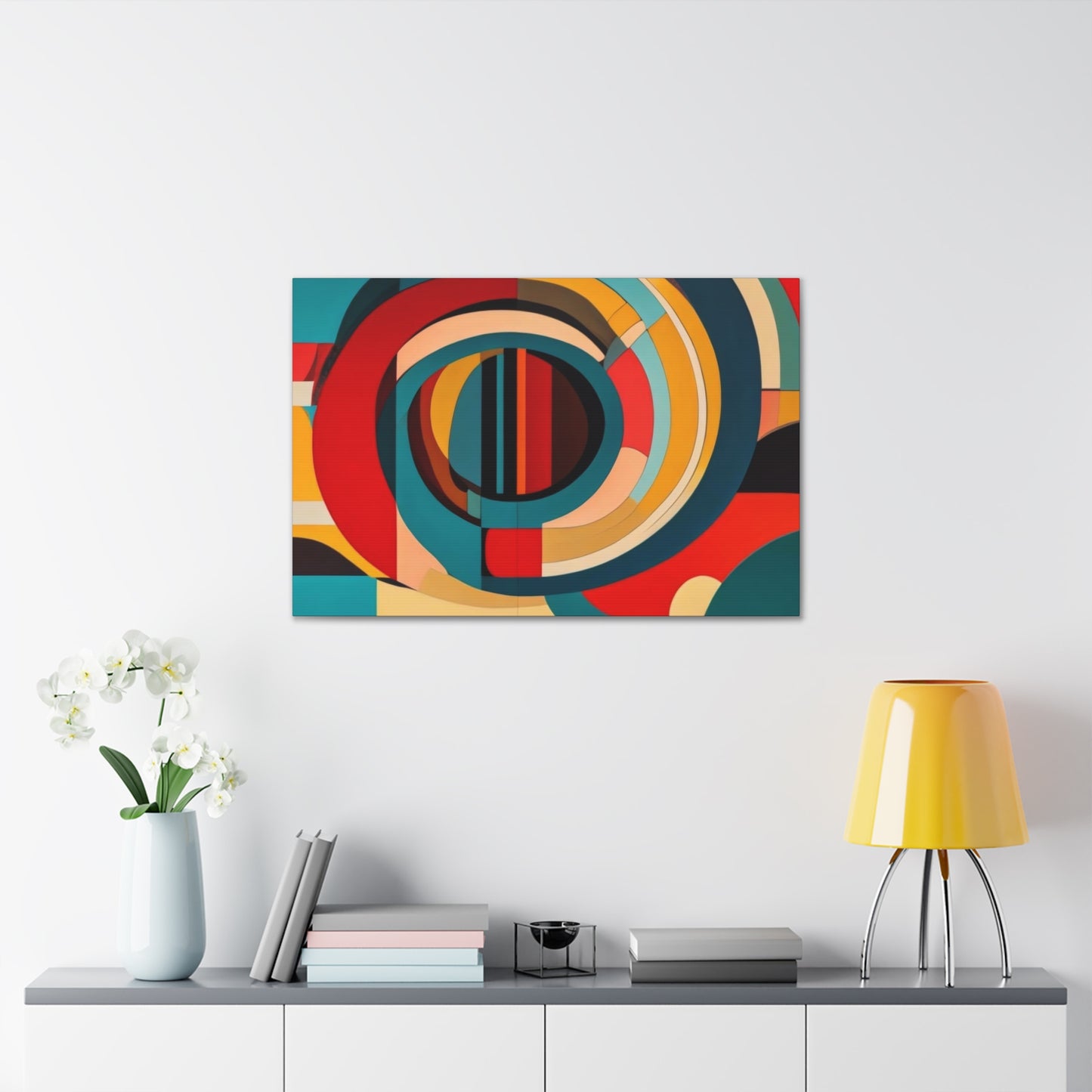 Canvas Gallery Wraps - Mid Century Modern Abstract Art