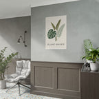 Plant-Based Botanical Poster — Minimalist Greenery Wall Art - WALLS & TIME