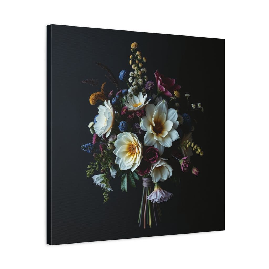 Unframed Canvas Art Print, Moody Botanicals Wall Art, 1 of Set of 2