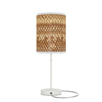Table Lamp, Golden-Brown Snake Skin