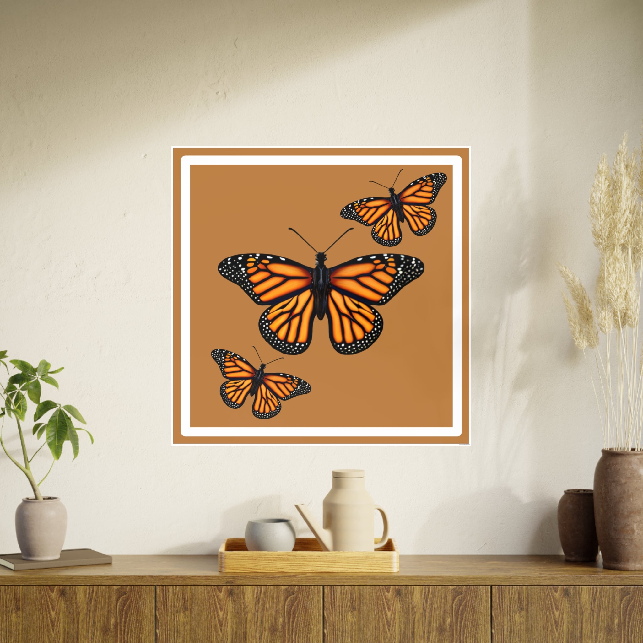 Monarch Butterfly Wall Art, Unframed Poster