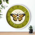 Monarch Butterfly Wall Clock