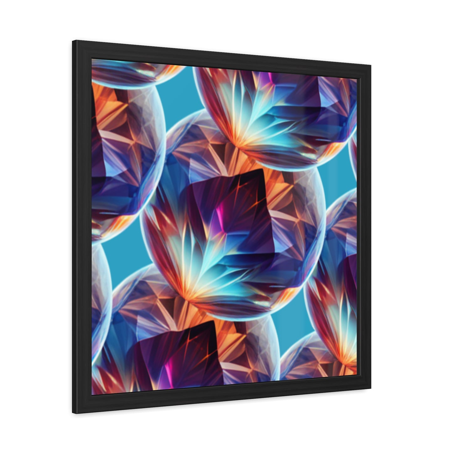 Just Gems 14" Square Framed Poster