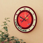 Wine O' Clock, Round Wall Clock, in 2 sizes