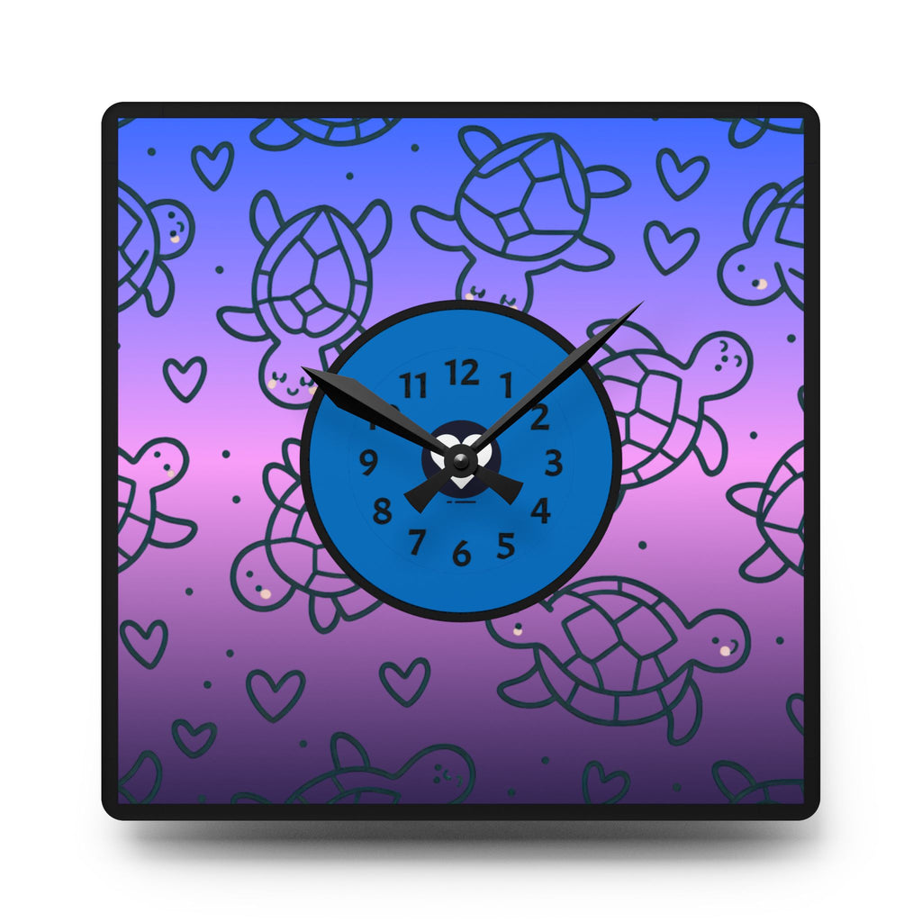 Sea Turtle Wall Clock for Kids