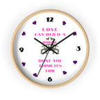 Country Song Wall Clock - Love Can Build a Bridge
