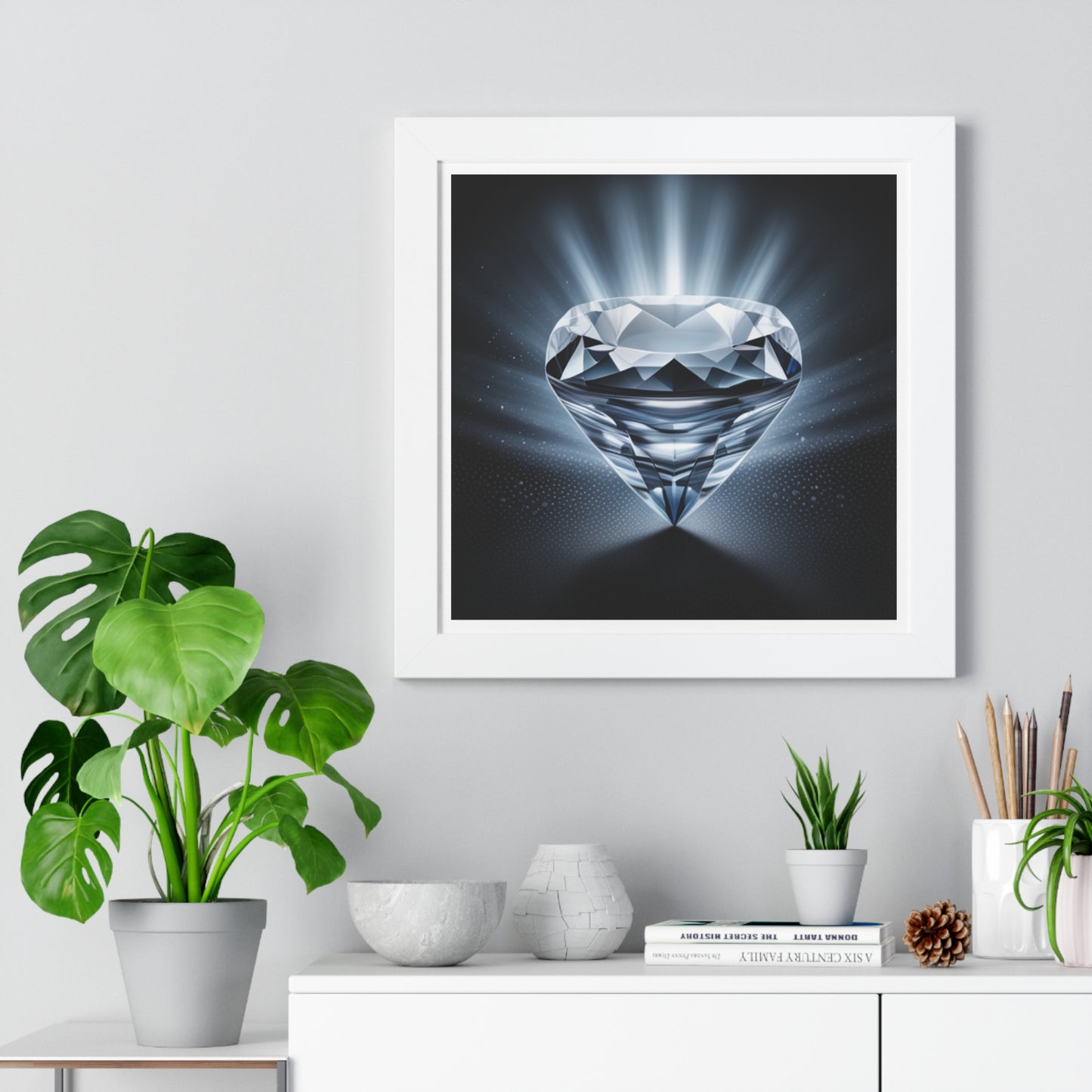 Jewel, Photorealistic Art Print, Framed Poster