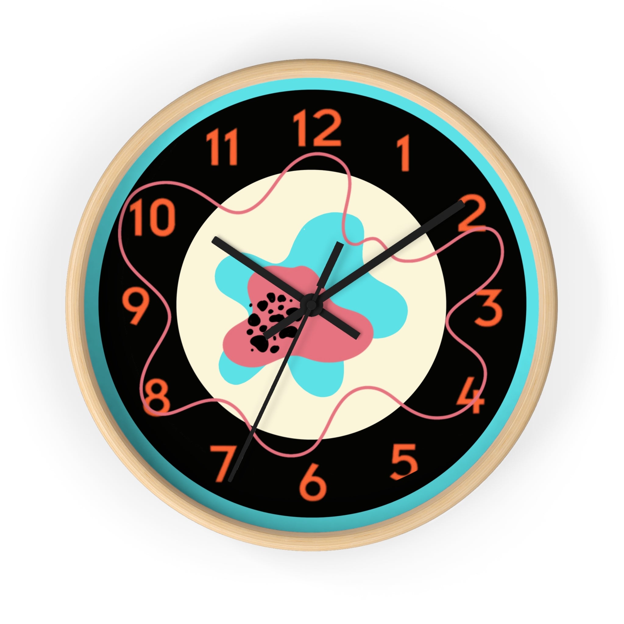 Scribble Art Wall Clock