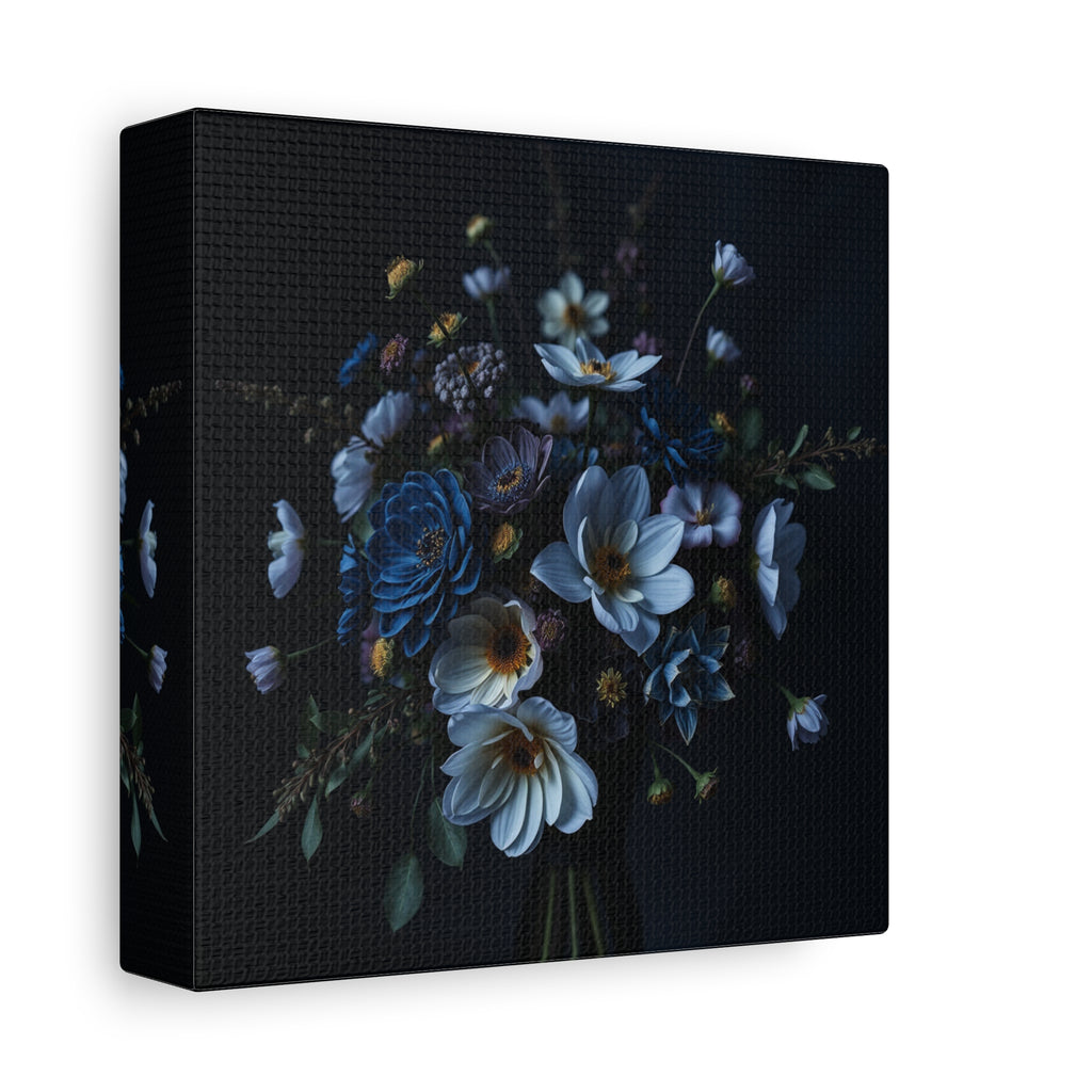 Unframed Canvas Art Prints, Moody Botanicals Wall Art, Set of 2,