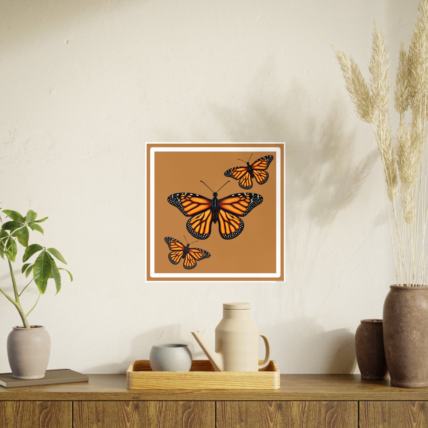 Monarch Butterfly Wall Art, Unframed Poster