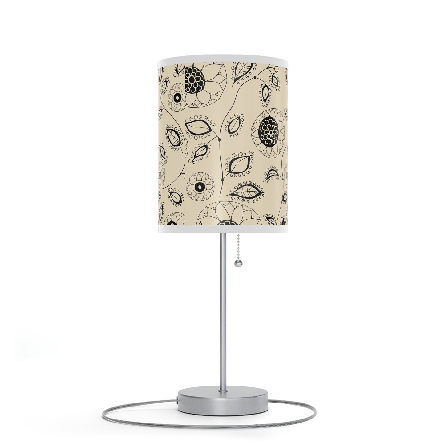 Floral Line Art Inspired Table Lamp