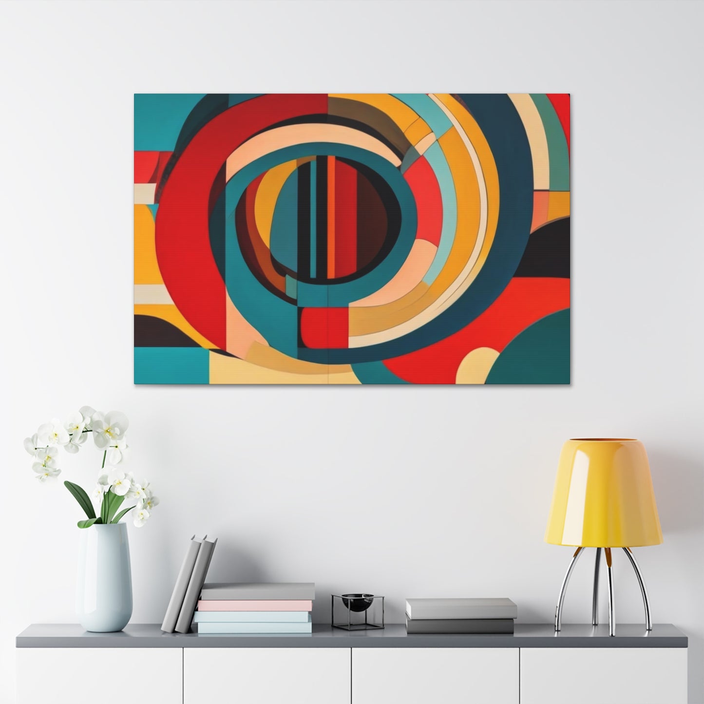 Canvas Gallery Wraps - Mid Century Modern Abstract Art