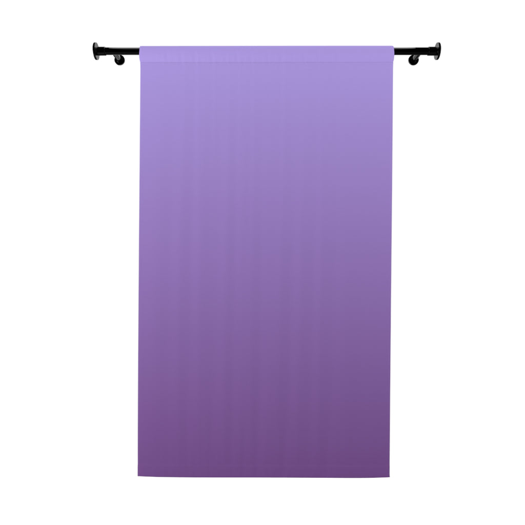 Simple Purple Gradient Blackout Curtain Panel