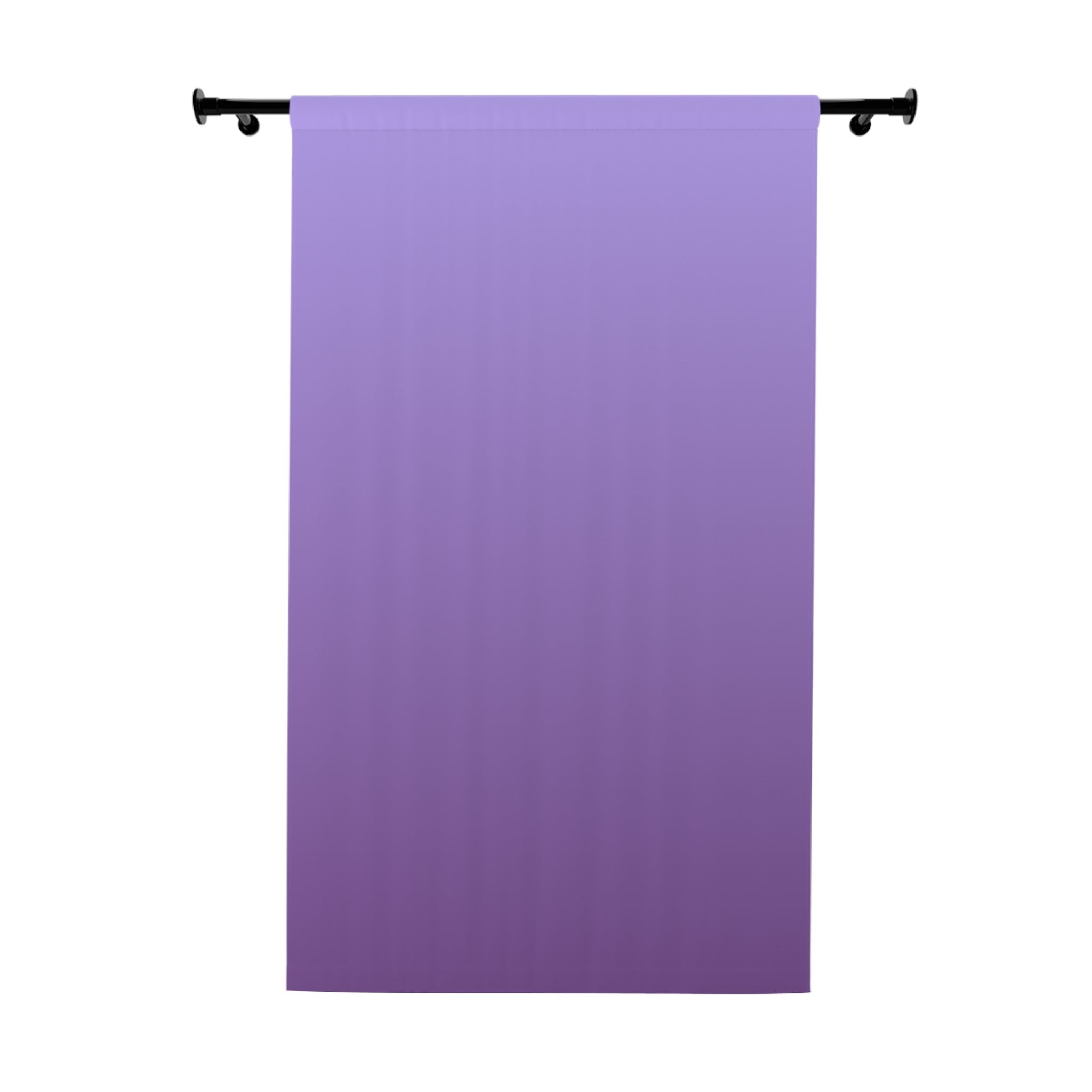 Simple Purple Gradient Blackout Curtain Panel