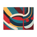 Contemporary Canvas Print, Fluid Aesthetic Wall Art Decor, Home Office Bedroom Living Room, Matte Finish, Stretched,  Multi-Size