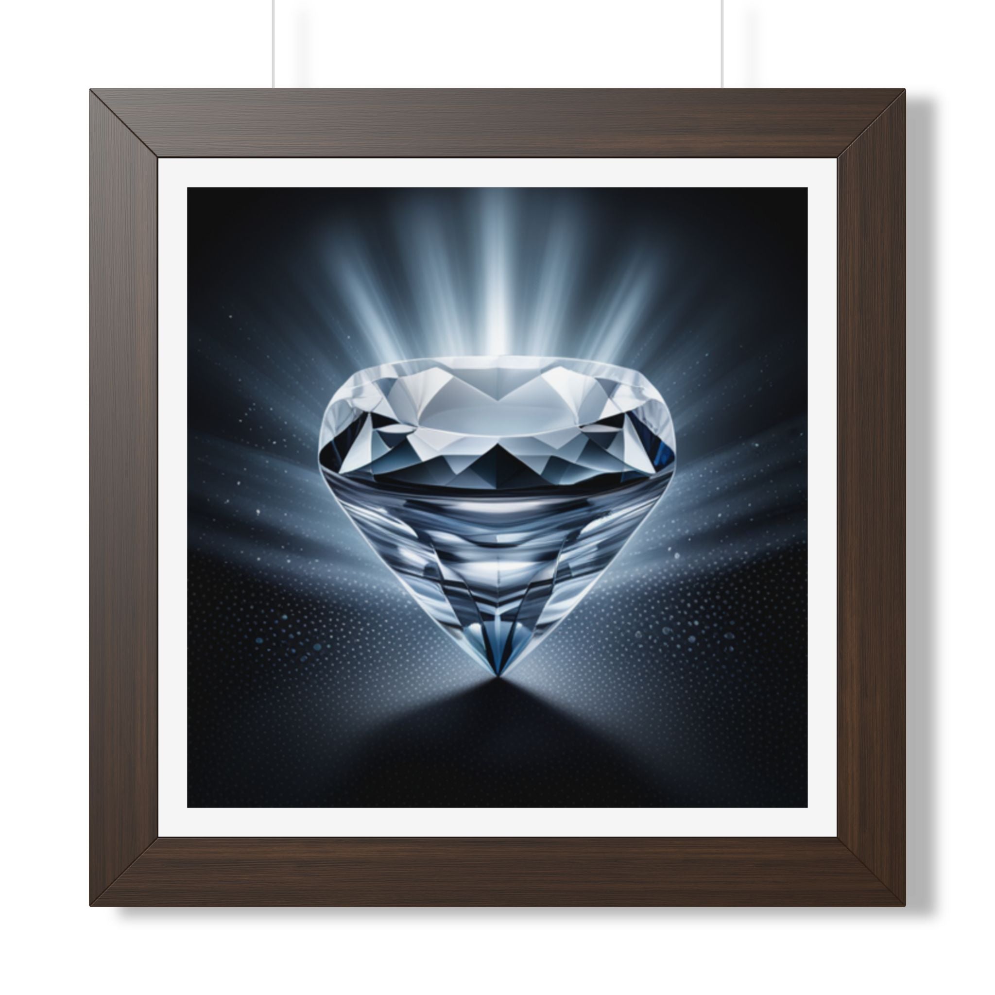 Diamond Art Framed Poster — Sparkling Gem Wall Decor