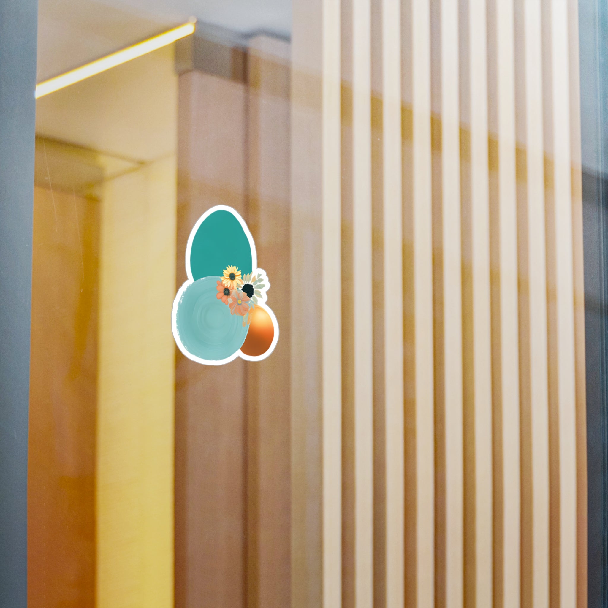 Kiss-Cut Vinyl Wall Decals, Satin Finish, Transparent, Vintage Botanical Collage Wall Art Sticker, Removable, Reuseable