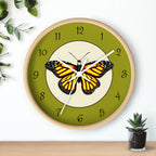 Monarch Butterfly Wall Clock