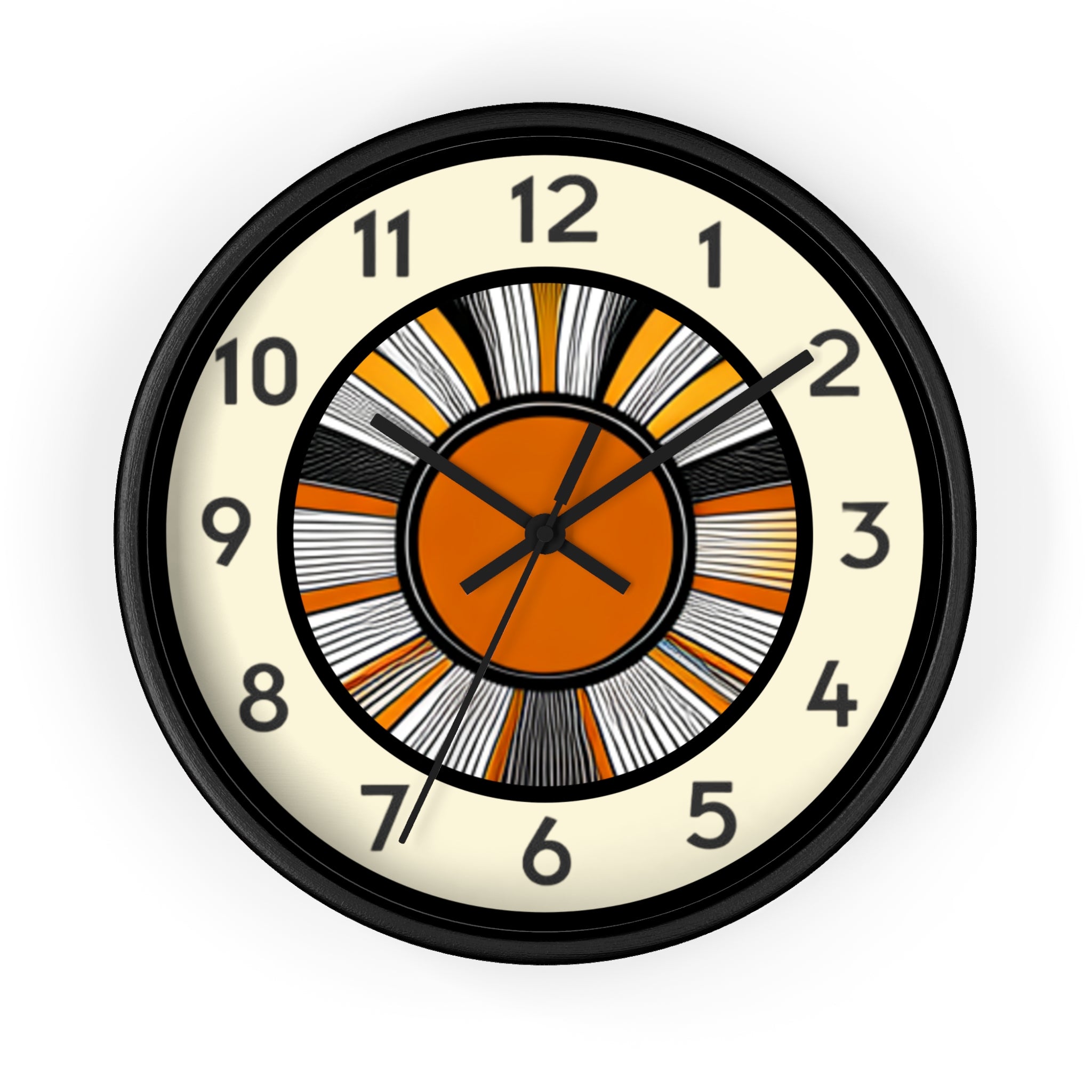 Boho Chic Line Art Wall Clock