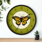 Monarch Butterfly Wall Clock