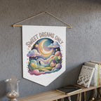 Sweet Dreams Only Inspirational Pennant Wall Banner — Calming Sky Quote Decor for Bedroom & Nursery