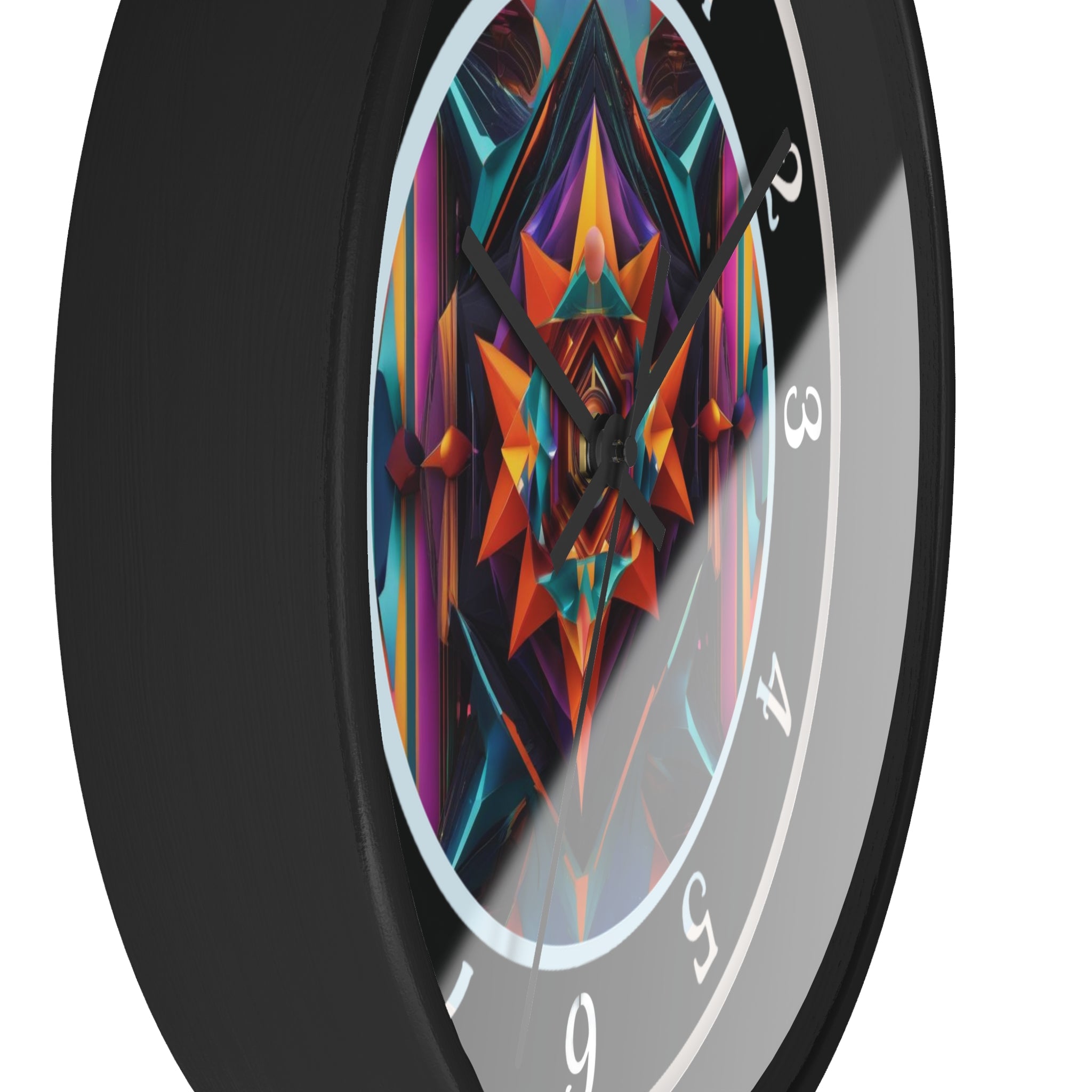 Artistic Silent Wall Clock, 10" Round