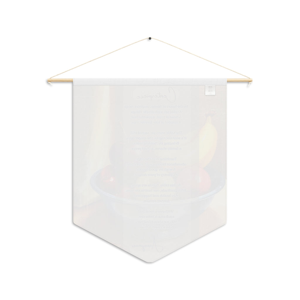 Home Decor Pennant, Inspirational Wall Hanging, Kitchen Wall Art, Gift for Foodies, Modern Decor