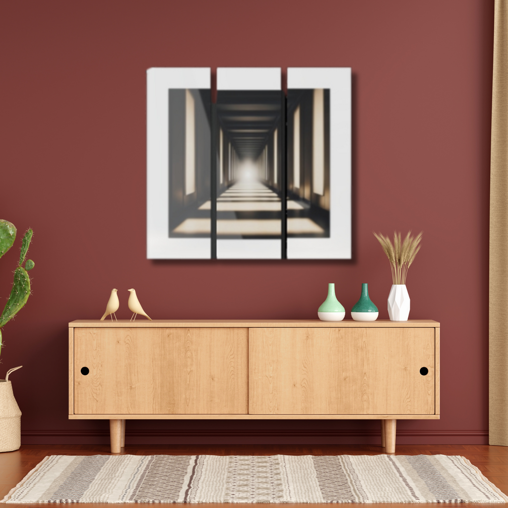 Lyrically Inspired Wall Art, Stairway to Heaven, Acrylic Panel Art Print Set of 3 (Triptych)