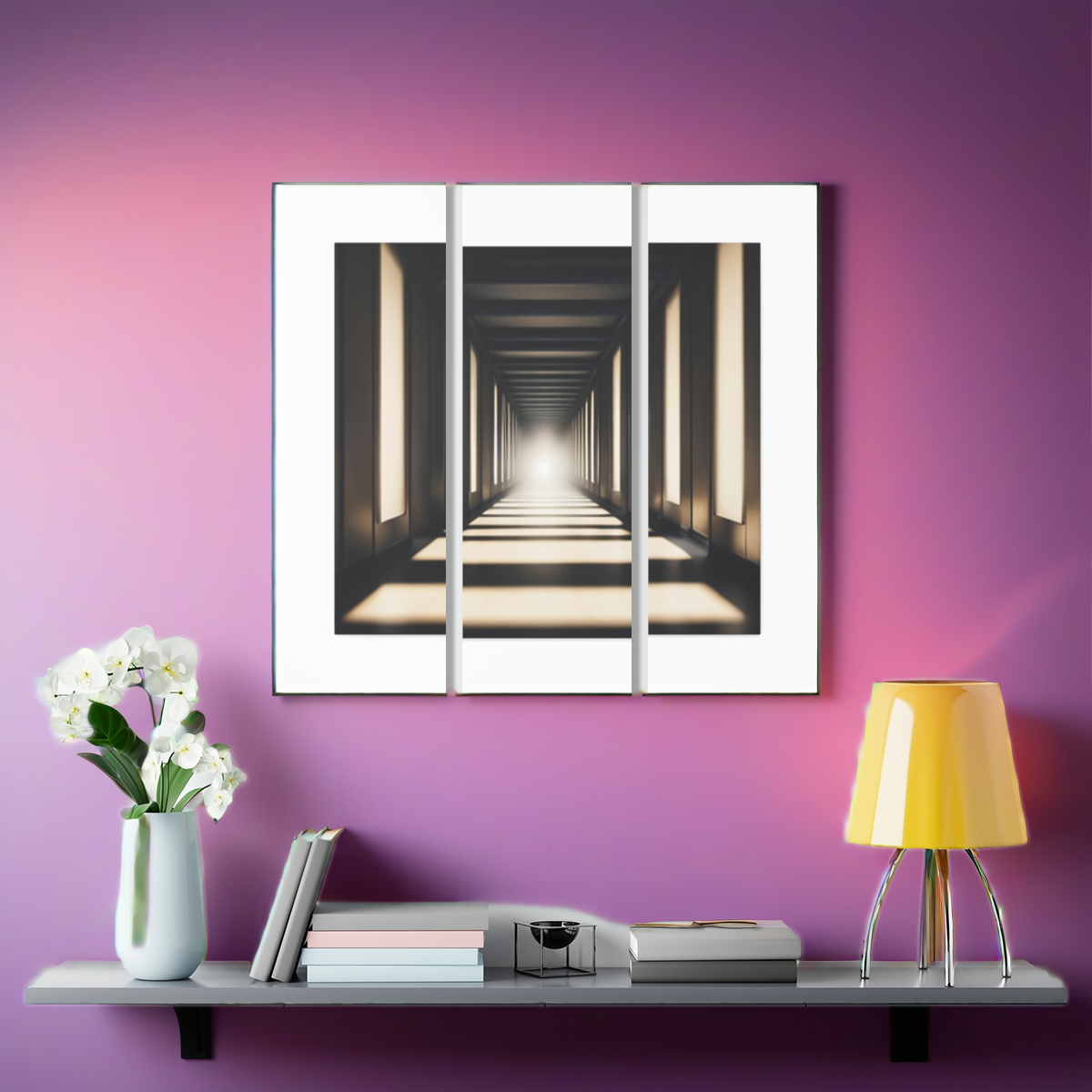 Lyrically Inspired Wall Art, Stairway to Heaven, Acrylic Panel Art Print Set of 3 (Triptych)
