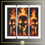 Lyrically Inspired Wall Art, Stairway to Heaven, Acrylic Panel Art Print Set of 3 (Triptych)