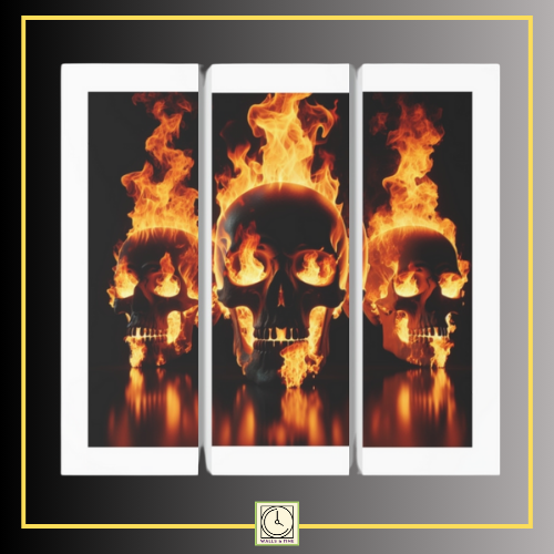 Lyrically Inspired Wall Art, Stairway to Heaven, Acrylic Panel Art Print Set of 3 (Triptych)