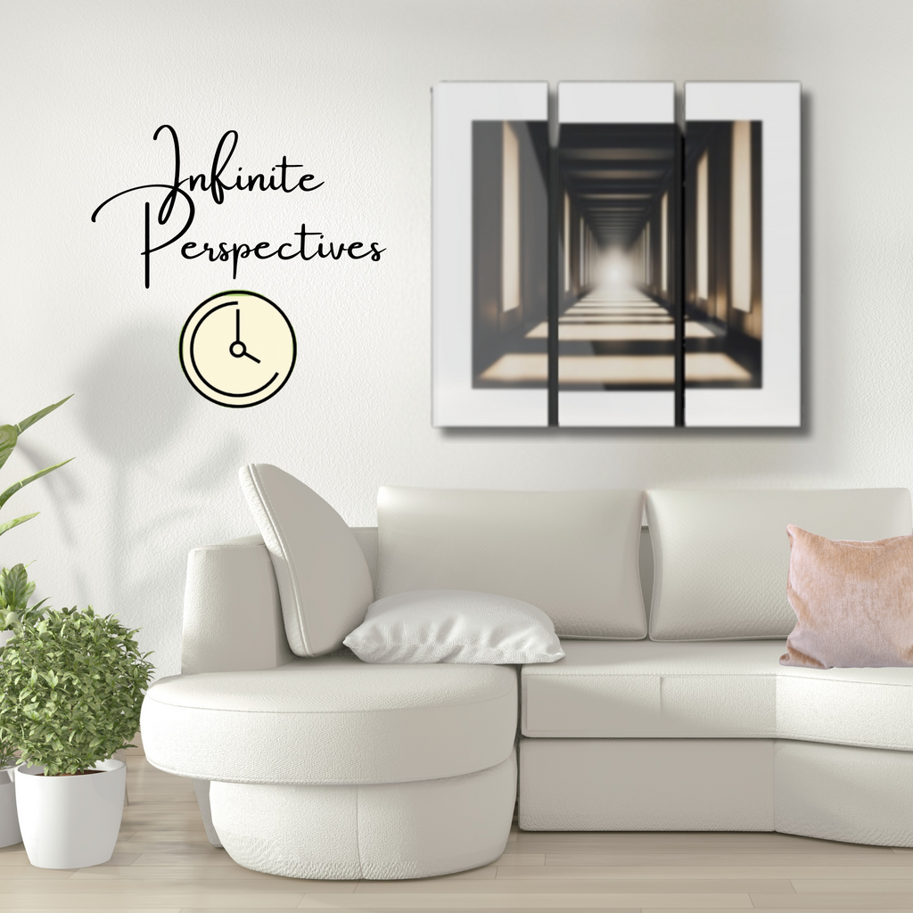 Lyrically Inspired Wall Art, Stairway to Heaven, Acrylic Panel Art Print Set of 3 (Triptych)