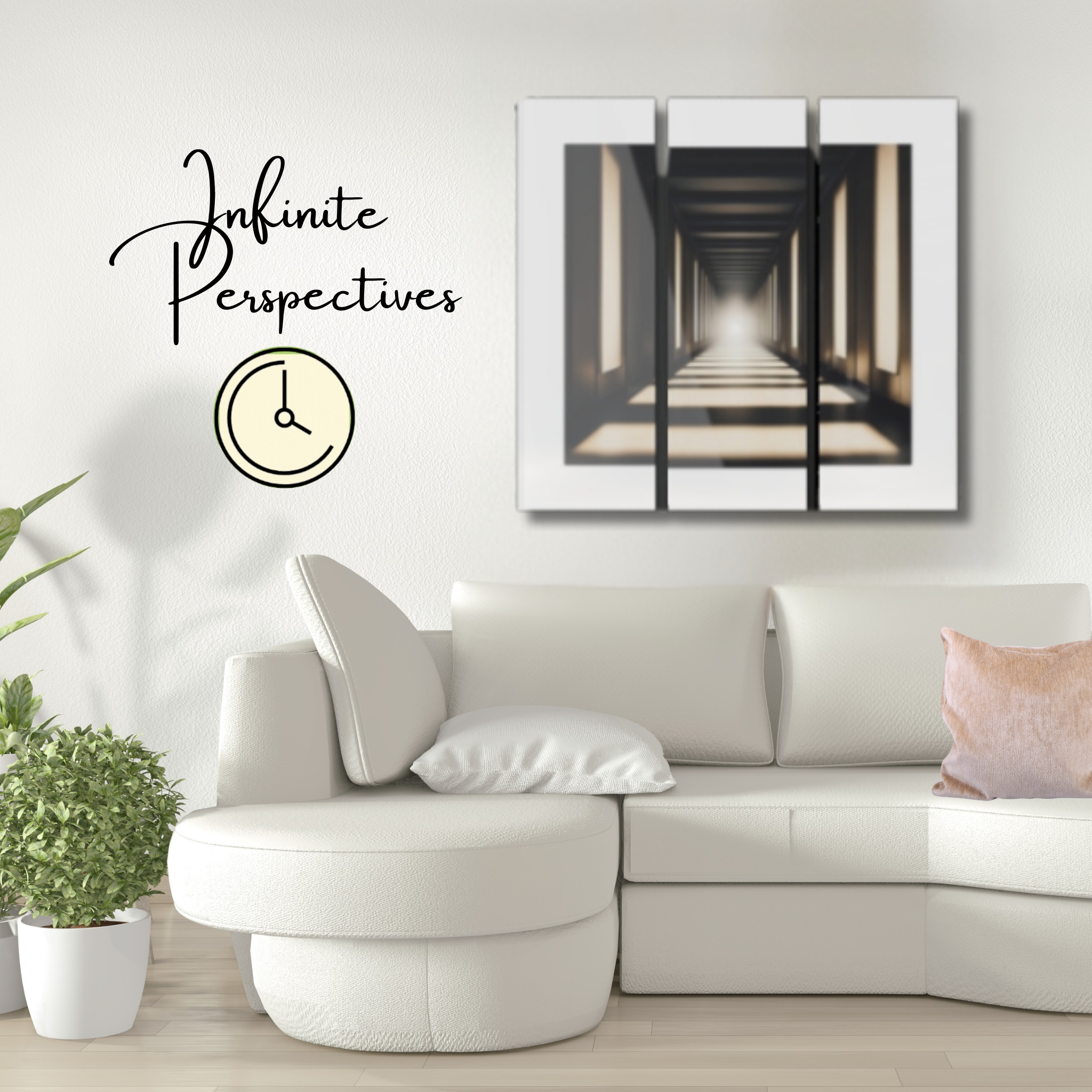 Lyrically Inspired Wall Art, Stairway to Heaven, Acrylic Panel Art Print Set of 3 (Triptych)