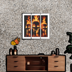 Lyrically Inspired Wall Art, Stairway to Heaven, Acrylic Panel Art Print Set of 3 (Triptych)