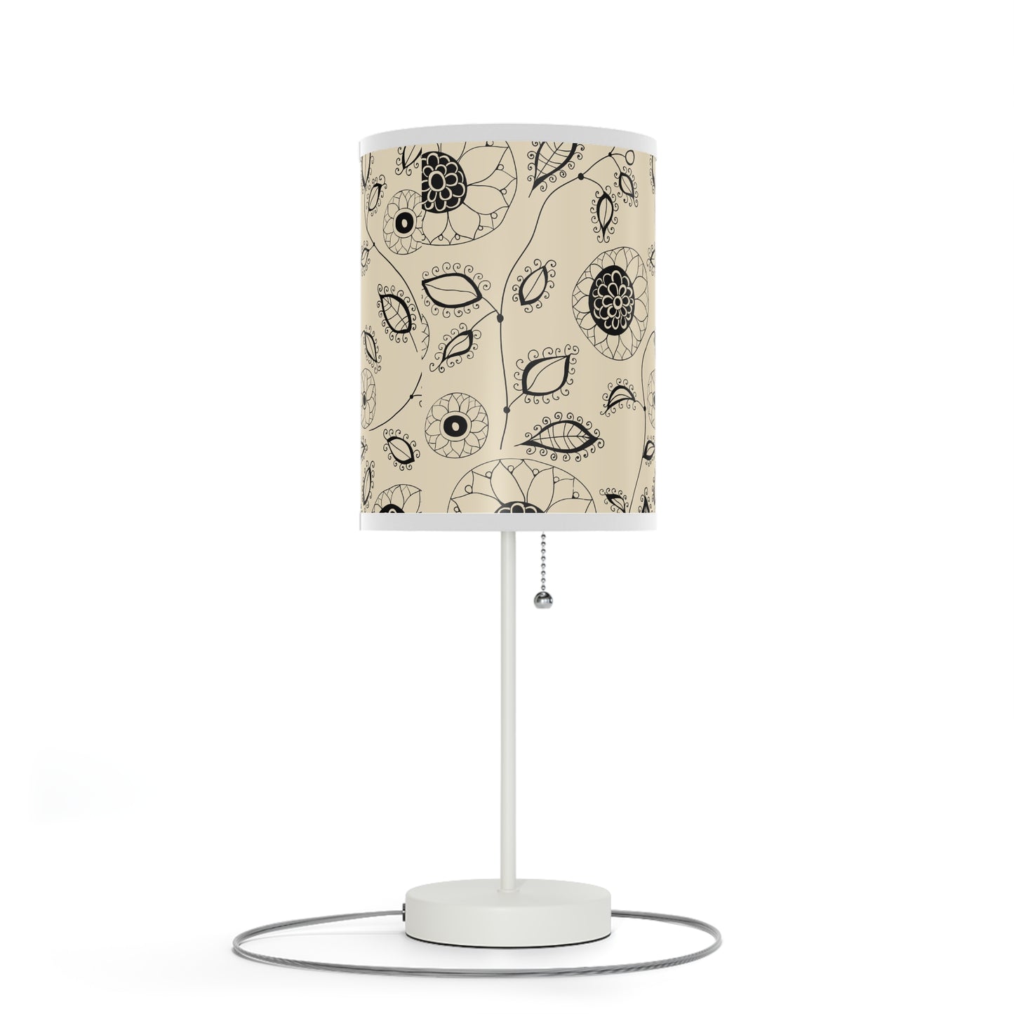 Floral Line Art Inspired Table Lamp