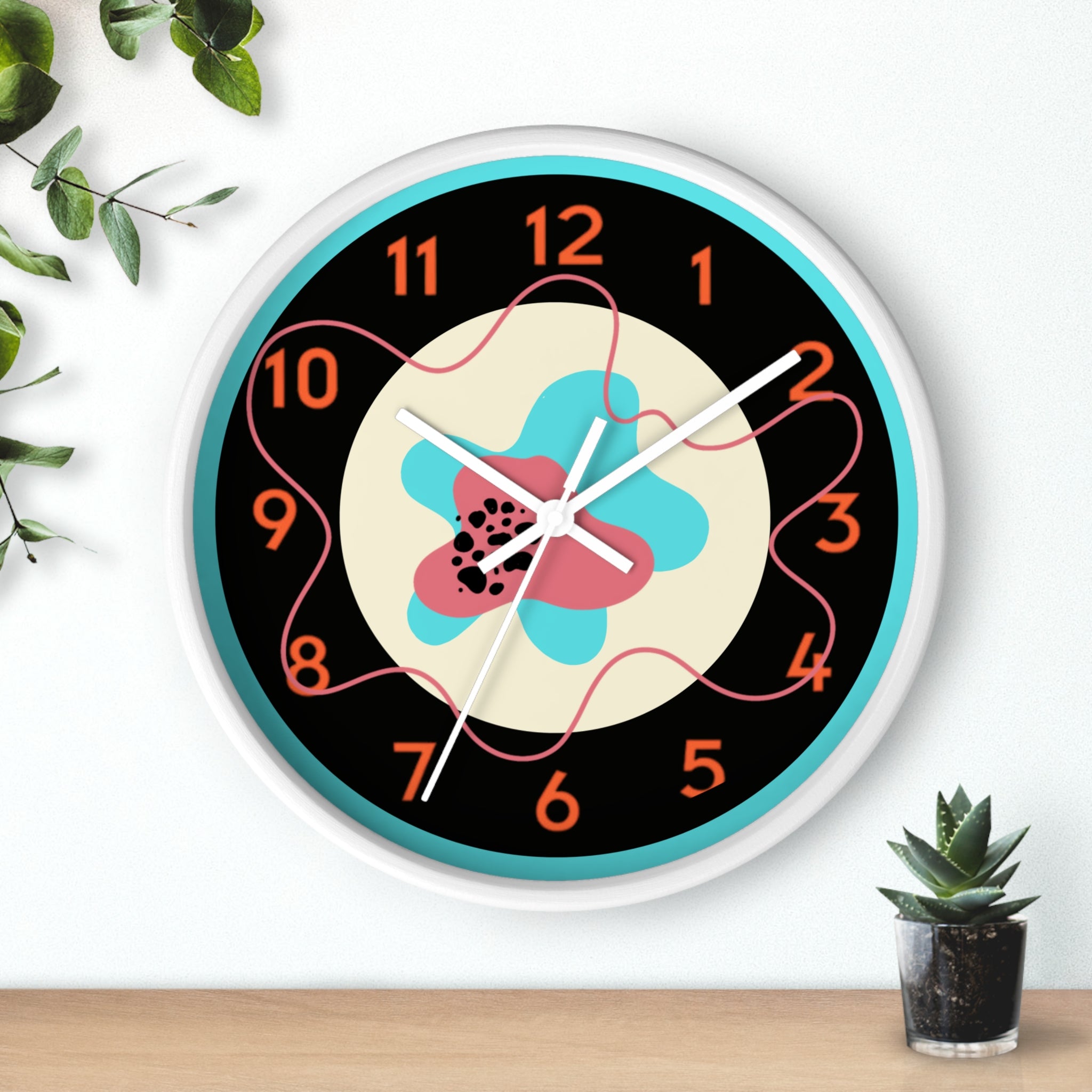 Scribble Art Wall Clock