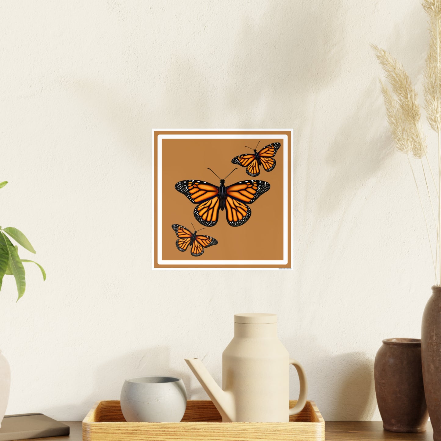 Monarch Butterfly Wall Art, Unframed Poster