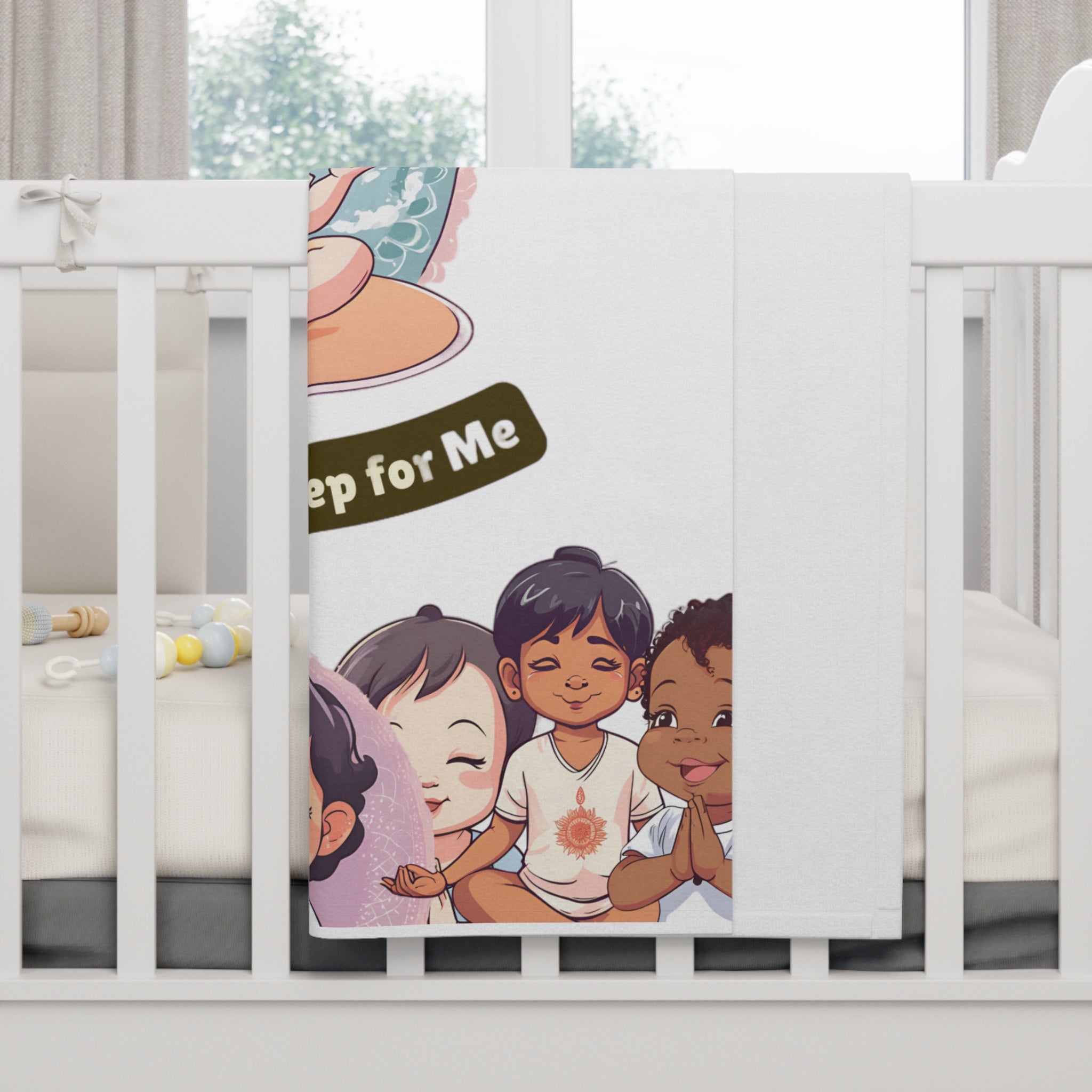 Fleece Baby Blanket - Namaste Up and Play!