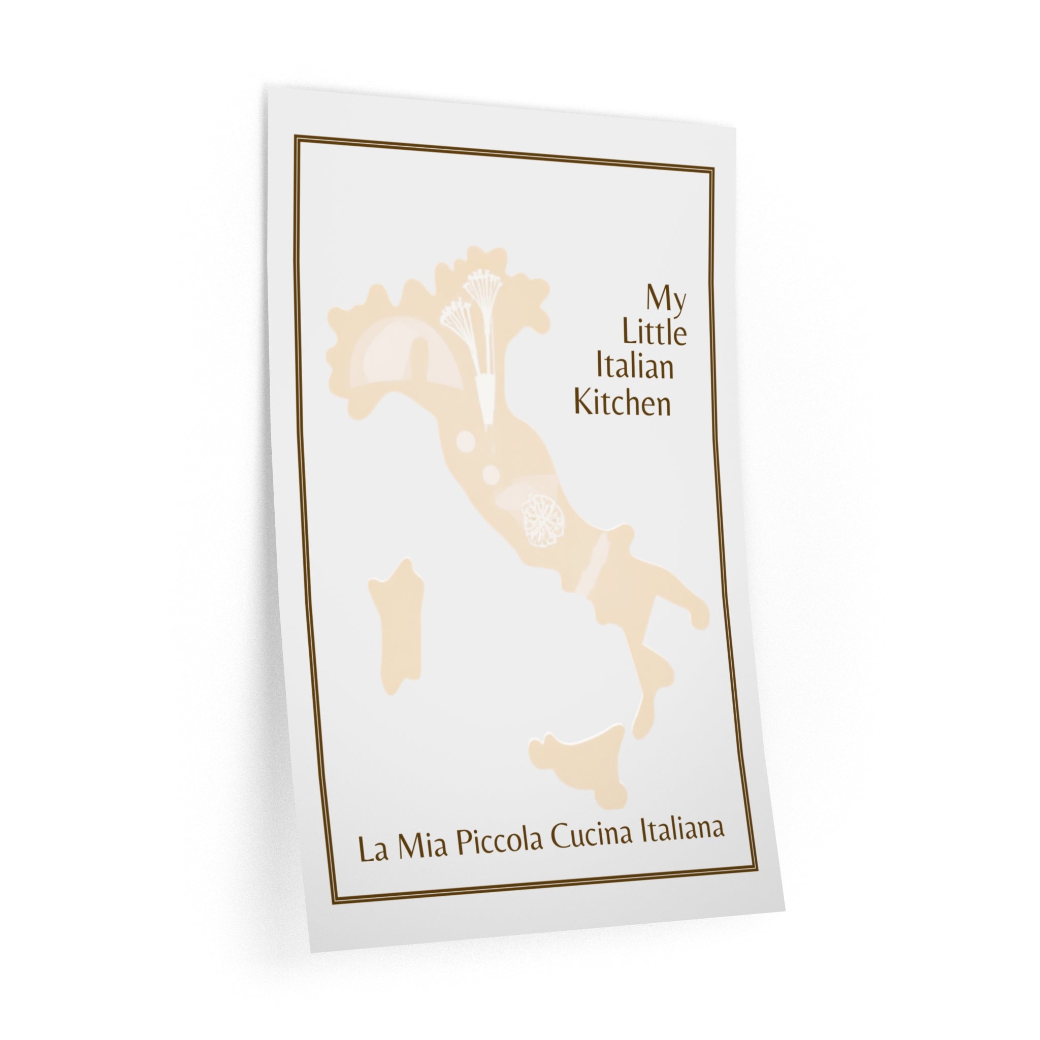 Italian Kitchen Wall Decal – “My Little Italian Kitchen / La Mia Piccola Cucina Italiana”