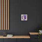 Painterly Floral Portrait Framed Art Print