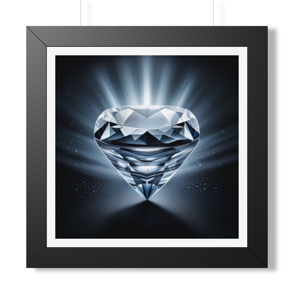 Diamond Art Framed Poster — Sparkling Gem Wall Decor