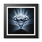 Diamond Art Framed Poster — Sparkling Gem Wall Decor