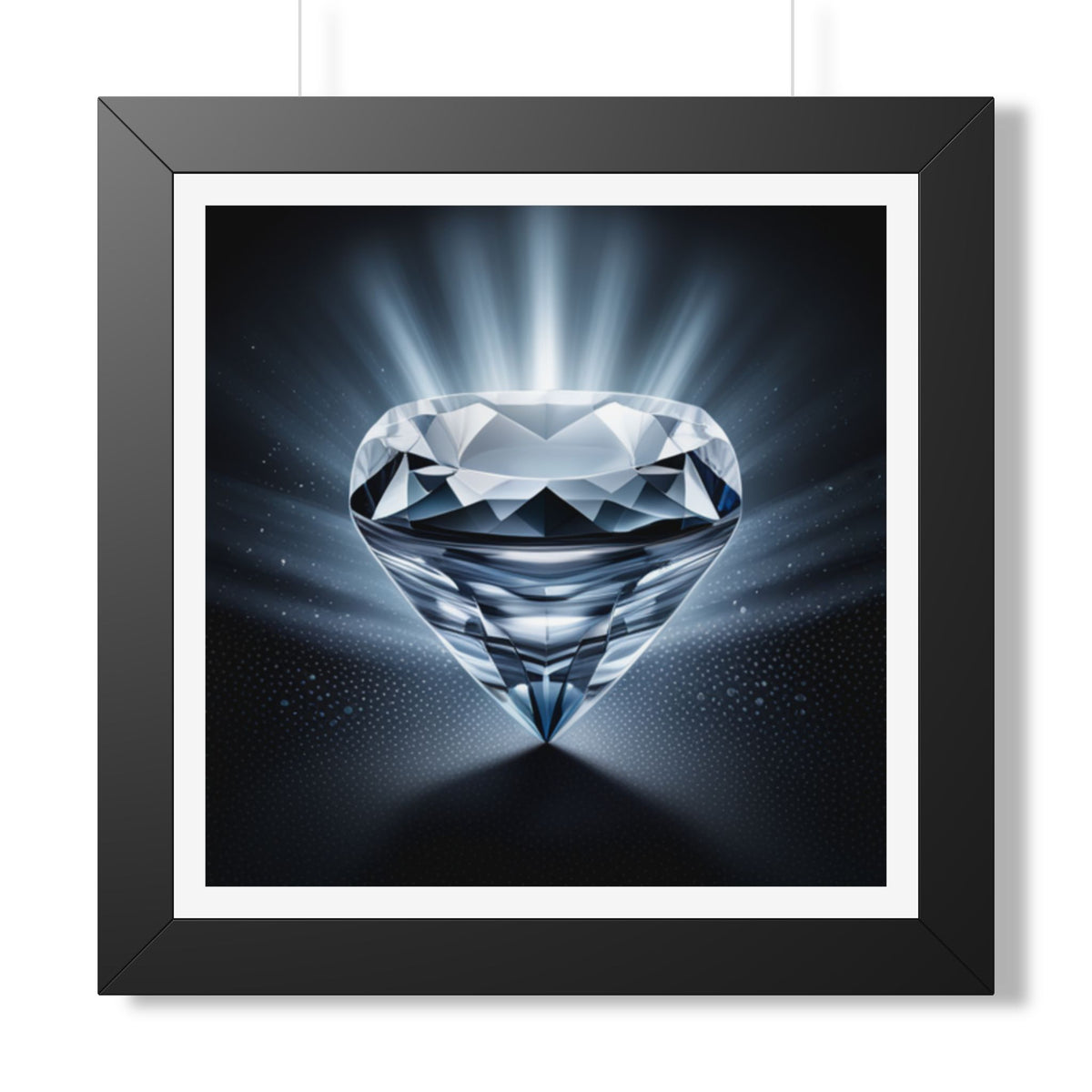 Diamond Art Framed Poster — Sparkling Gem Wall Decor
