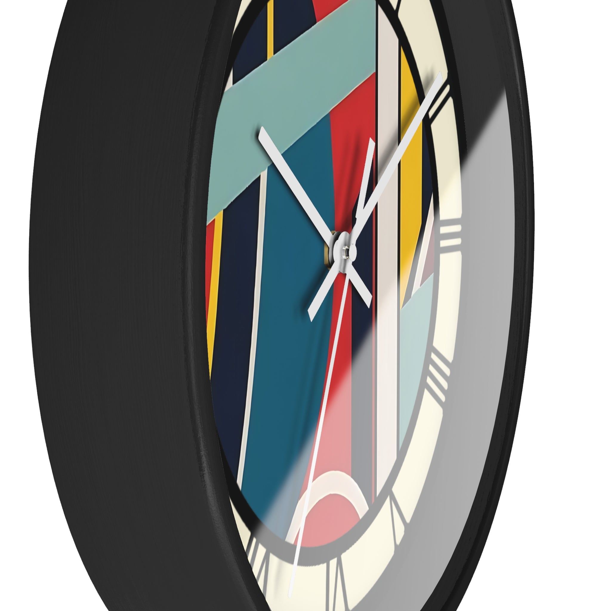 Wall Clock, Contemporary with Roman Numerals, Non- Ticking