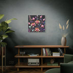 Metallic Floral 3D Canvas Print
